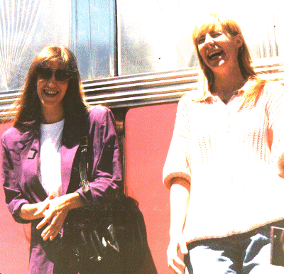 Happy Rhodes with Seneca Spurling (then Jessica Dembski) - Albany, NY - 1992